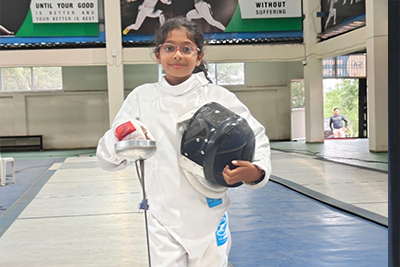 Fencing Her Way to the Top!