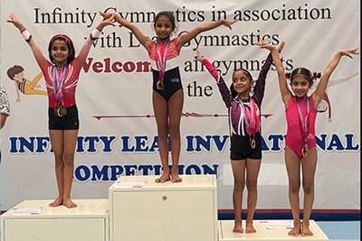 Gold & Bronze Glory for Nyra!