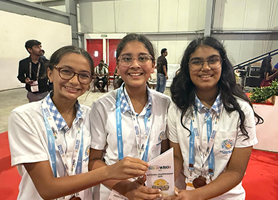 Reya Parikh - 6B, World Robotics Olympiad