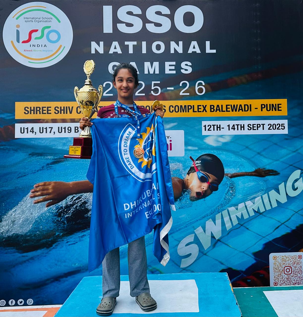 Anahata Malur Shines at the ISSO National Swimming Championships 2025
