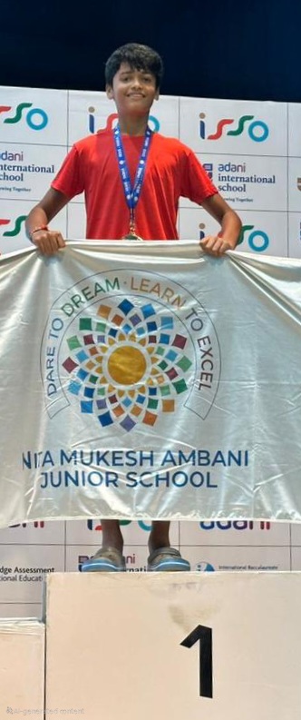 Vidyut Sundar Clinches Double Gold at ISSO National Tennis Tournament