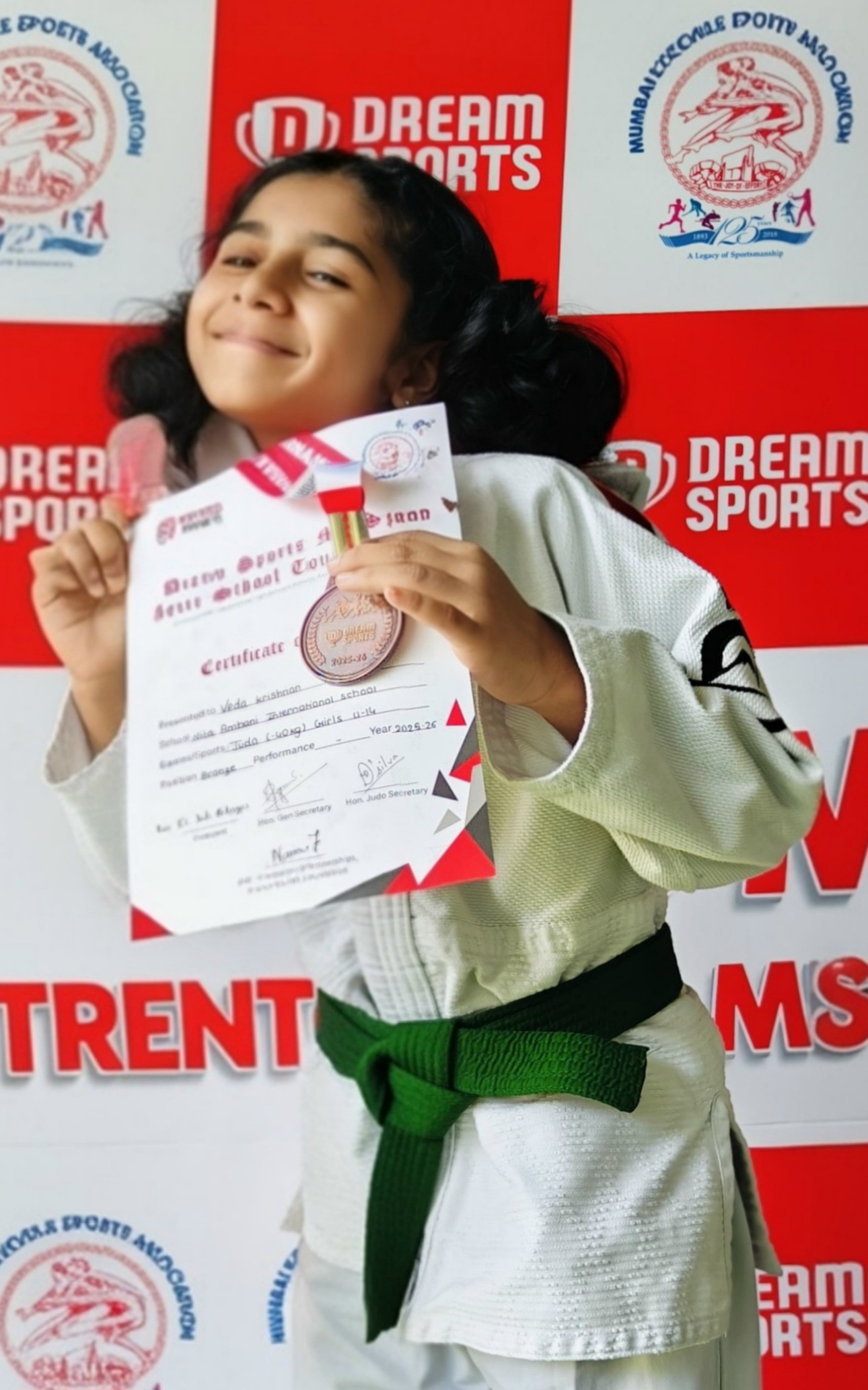 Veda Wins Bronze at MSSA Judo Tournament