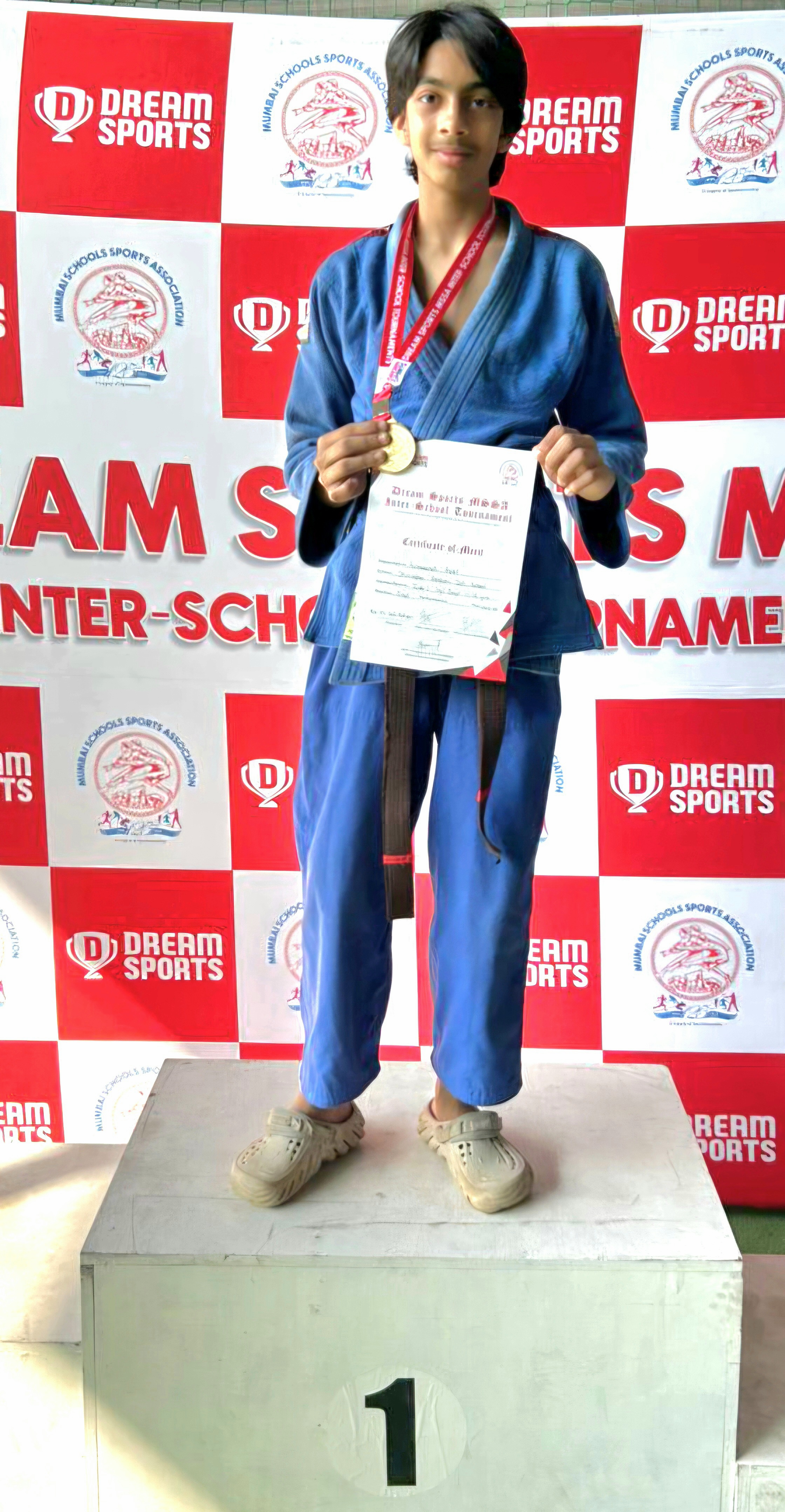Purnaansh Patel Wins Gold at MSSA Judo Tournament 2025