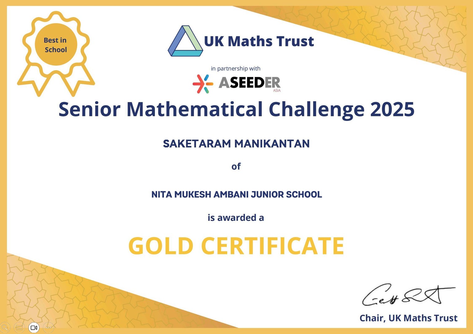 A Remarkable Mathematical Feat!