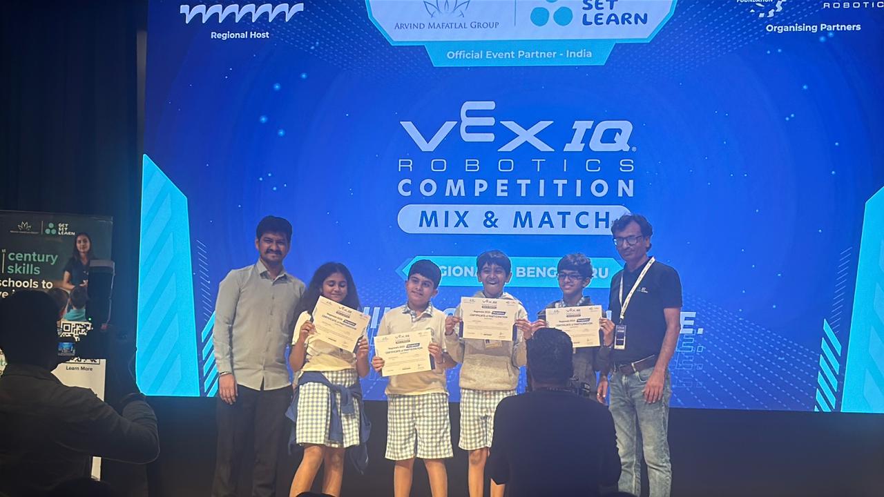 Outstanding Performance by NMAJS Robotics Teams at the VEX Bangalore Regionals