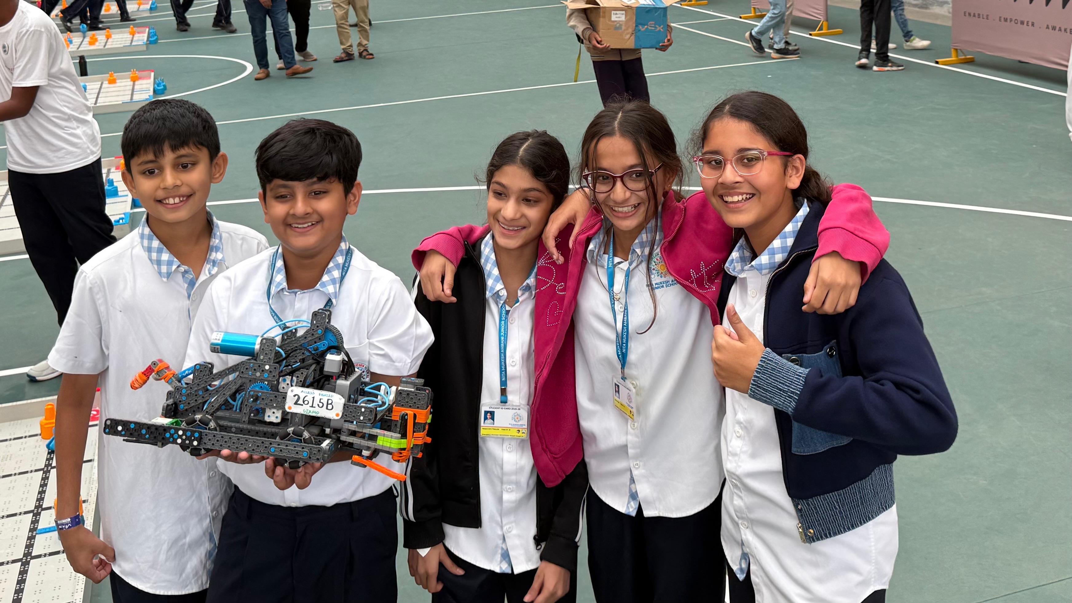 Outstanding Performance by NMAJS Robotics Teams at the VEX Bangalore Regionals