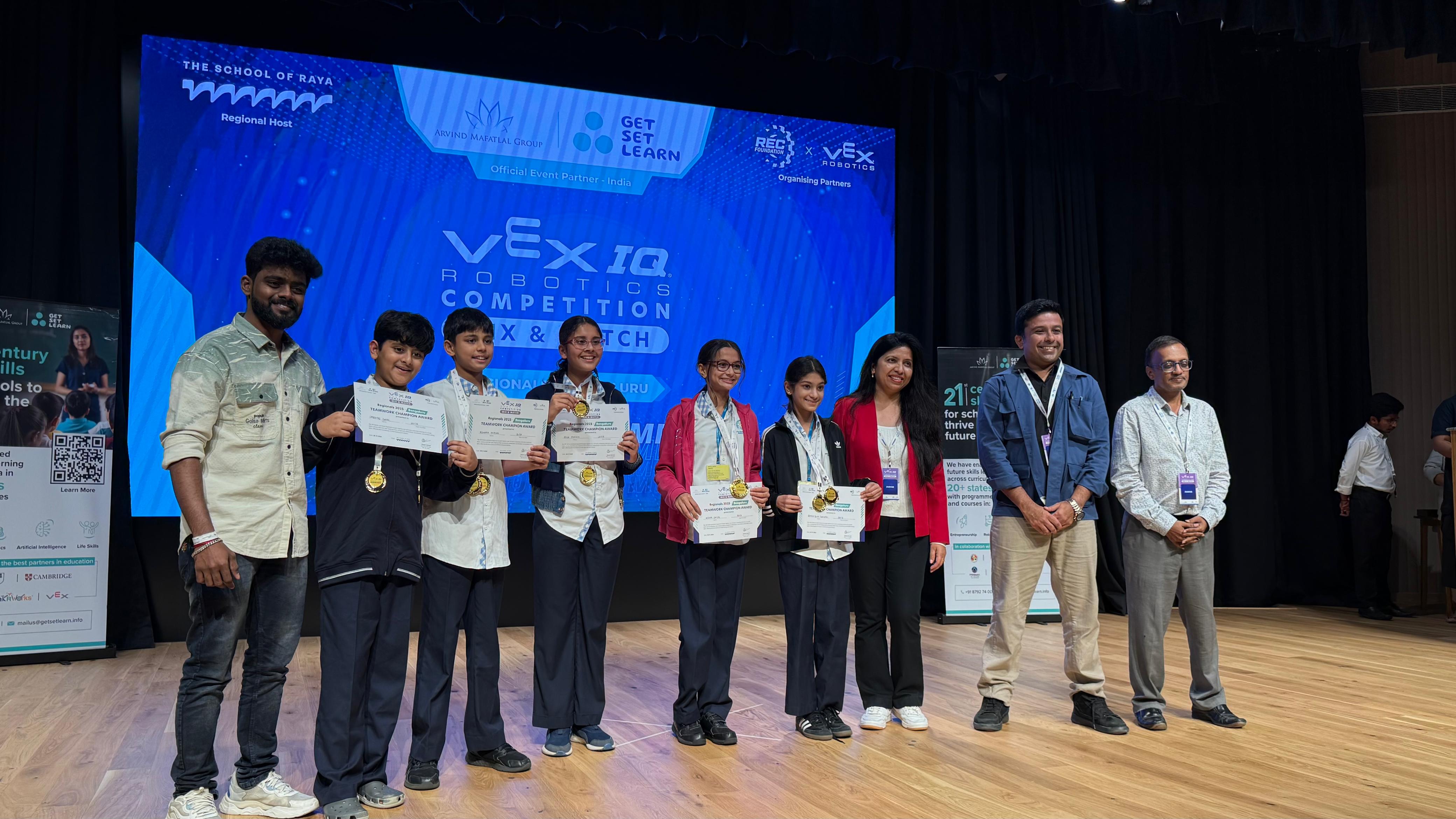 Outstanding Performance by NMAJS Robotics Teams at the VEX Bangalore Regionals