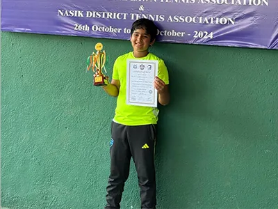Aarush Khanna Wins Gold Medal in MSLTA U10 Lawn Tennis