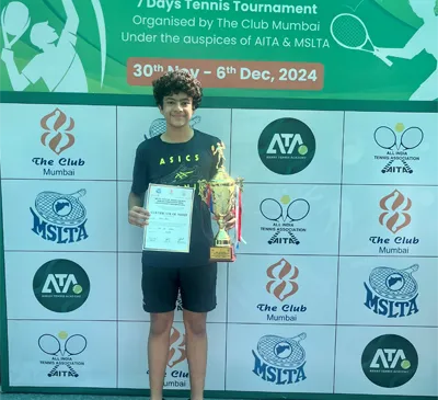 Arav Wins the Mens’ Singles Title