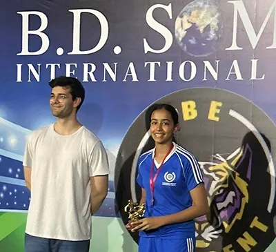 Ahana Kanoi won the Best Defender