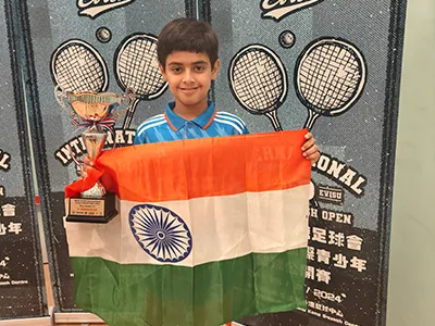 TilakVir Kapoor Reaches EVISU Squash Finals