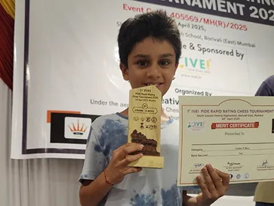 Ahaan Katuraka secures 2nd Place in Chess
