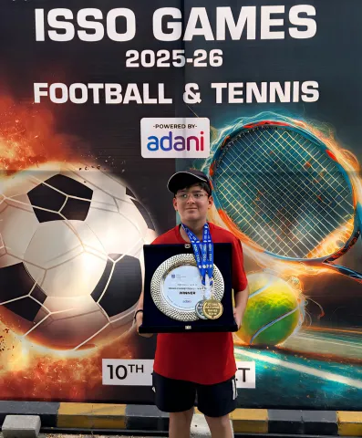 Aadvik Khanna Shines at ISSO National Tennis Tournament
