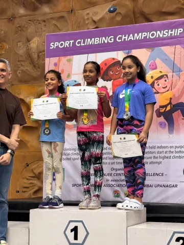 Misha Wins Silver at Sports Climbing Championship 2025