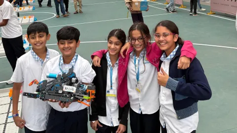 Outstanding Performance by NMAJS Robotics Teams at the VEX Bangalore Regionals