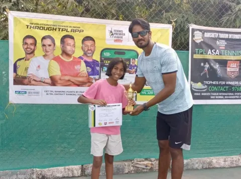 Veronica Sridharan Finishes Tennis Season Ranked Top 3 in Mumbai