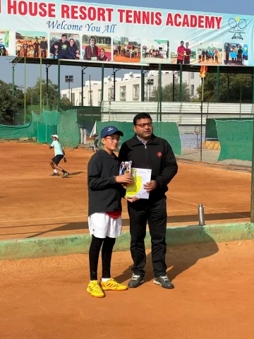 Aadvik Khanna Finishes Runner-Up at All India Super Series Tennis Tournament