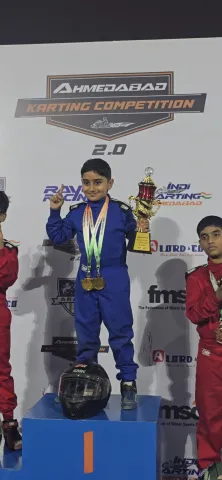 Atharva Hemani Wins 1st Place in Inter-State Motor Sports Racing