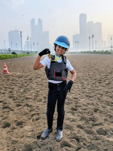 Roohani Khanna Wins Gold at Cross-Country Outride Event