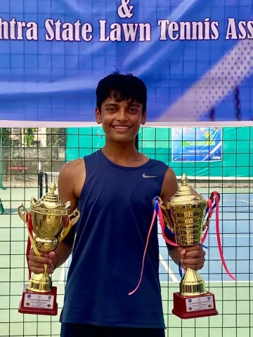 Vidyut Sundar Secures Double Runners-Up Finish at AITA National Super Series