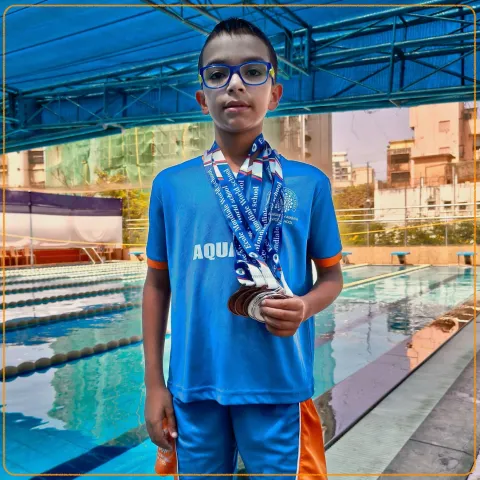 Five-Medal Performance by Karam Veer at Ecole Energize Gala
