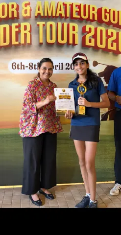 Anika Rangwalla Secures Double Podium Finish in Golf