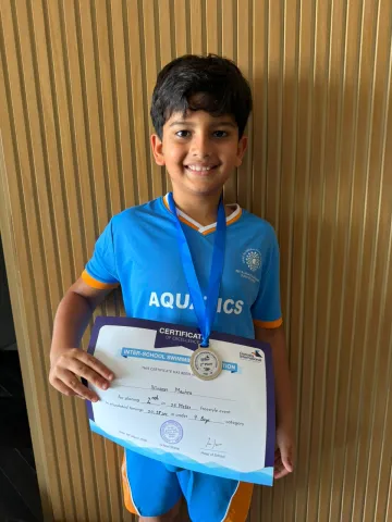 Silver Success in the Pool for Nivaan!