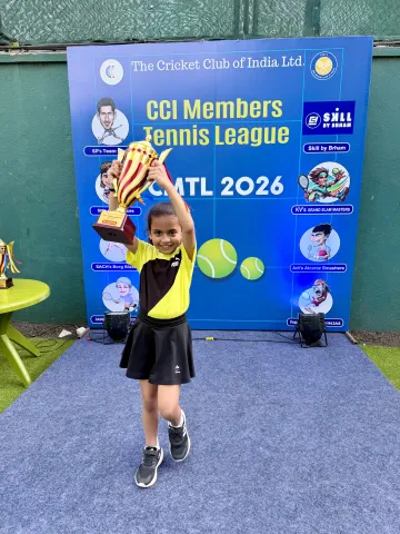 Champion on the court!