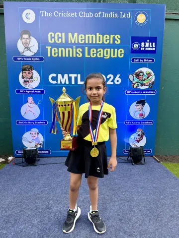 Champion on the court!