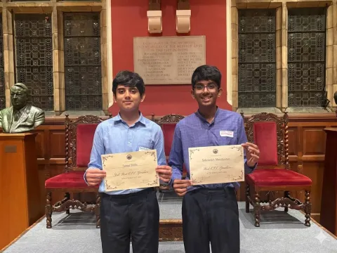 NMAJS & DAIS Students Excel at ICYD Finals at Oxford Union