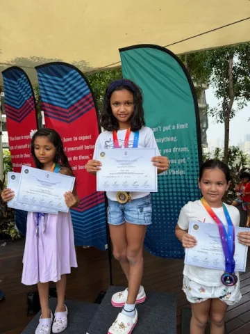 Kyra Goel Excels at The Bay Club Swimming Gala