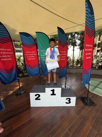 Krish Jain Wins Four Gold Medals at The Bay Club Swimming Gala