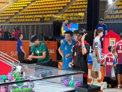 Team Kryptonite Shines at the FIRST Tech Challenge European Premier Event 2026