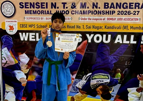 Krrishiv Sharma Secures Silver in Judo