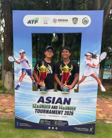 Aarush and Aadvik Khanna Win Gold at the Asian Tennis Championships