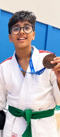 Krrishiv Sharma Wins Bronze at ISSO National Judo Tournament